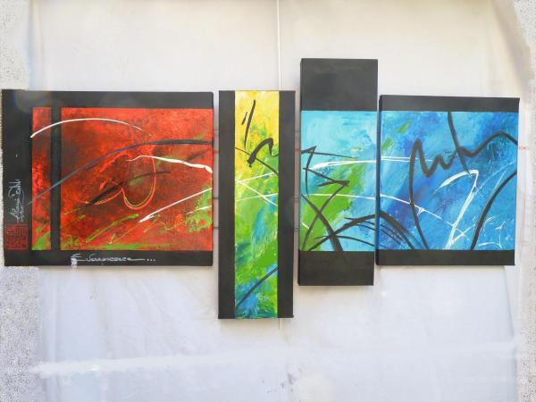 Peinture de 2011 : '' EVANESCENCE '' Qui disparait et qui s'efface lentement ...