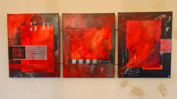 Peinture de 2011 : '' Scéne de Crime 50 ''...